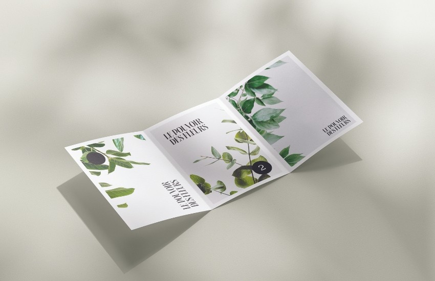 Photo d'un dépliant personnalisé